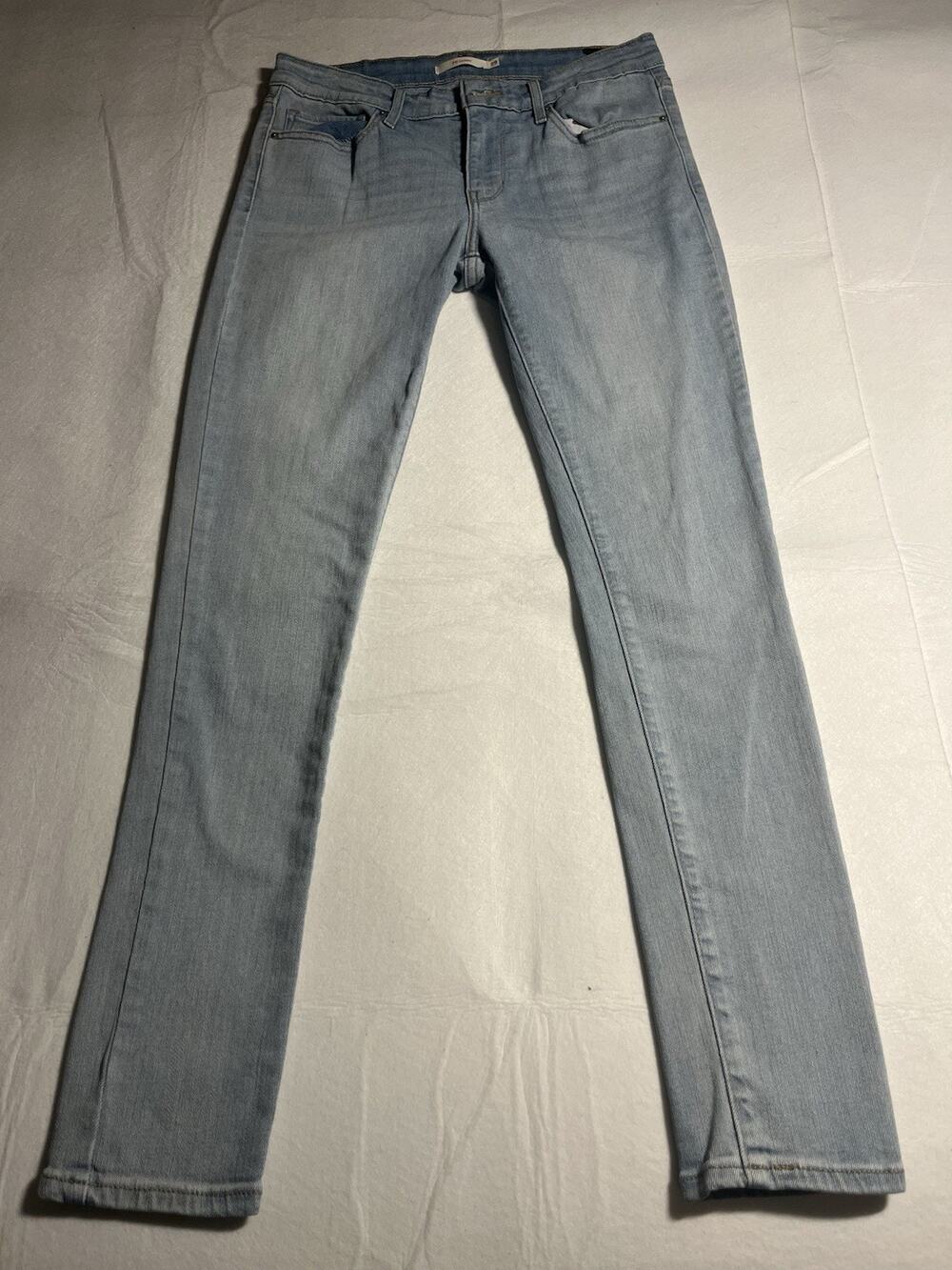 Levi’s 711 Skinny Women’s Jeans Size 29 Light Wash Stretch Denim